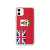 Coque iPhone - PIXELFORMA - iPhone 11 - Drapeau Des Bermudes - Silicone Souple - Protection Complète