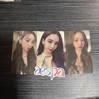 [ИСПОЛЬЗОВАННЫЙ] aespa Karina girls sgs photocard pack коллекционная карточка