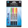 ANKER Marker & Highlighter (Pack of 4)