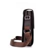 Men's Soft Leather One-shoulder Casual Messenger Bag Business Briefcase Diagonal Vertical Messenger Bag