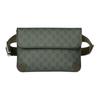 GG Supreme Color Block Принт с логотипом Кожаная отделка Сумка на пояс Маленькая унисекс сумка на пояс Лесной-Зеленый 792091-FAFAI-8489