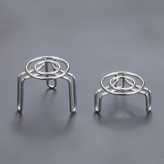 Mini Round Steamer Rack Stainless Steel Pot Trivet Small Steaming Pot Pan Cooking Stand for Cooking Baking Steaming