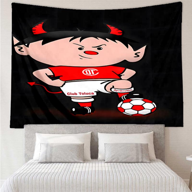 1PC Soccer Player Printed Tapestry Room Decoration Wall Hanging for Living Room Bedroom, dormitory, Birthday and Christmas gifts