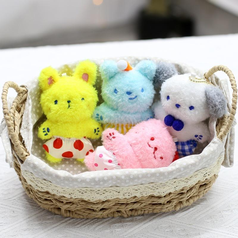 Альпака Маленький Подвеска Плюшевая Игрушка Милый Брелок для Сумки Кукла Украшения Верблюд Лошадь Халат Медведь