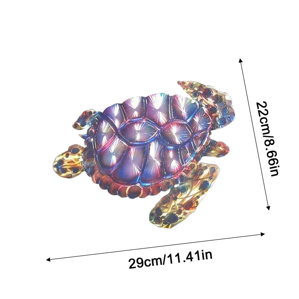 Beach Theme Wall Art Decorations Metal Wall Art Turtle Wall Decor Sculpture Decoration Large Coastal Home Decor For Indoor