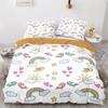 Rainbow Birds Star Duvet Cover Set Twin Full Size Cute Polyester Comforter Cover For Kids Boys Girls Bedding Set Quilt Cover