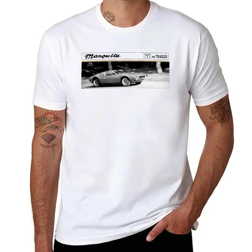 DE TOMASO MANGUSTA T-Shirt quick-drying tops summer clothes designer t shirt men