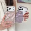 Переливающийся 3D Плиссированный Текстурный Противоударный Мягкий Чехол для iPhone 17 Pro Max и Моделей 14/15/16