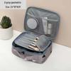 Корейская вместительная водонепроницаемая дорожная косметичка с отделениями