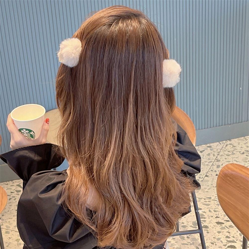 And Winter Wome Hair Claw Plush Hair Claw Child Headwear Korean Style Hair Clip Small Hairpin