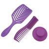 Набор расчесок для волос из 3 штук: полая расческа для волос, расческа с двойными зубьями, щетка для шампуня для волос для распутывания и укладки