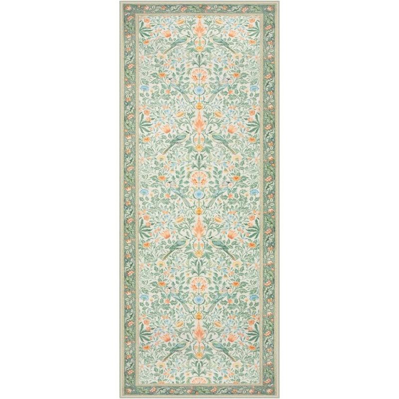 Jungle Floral Birds Rugs for Living Room Soft Non Slip Machine Washable Floor Mat Home Decor Large Size Bedroom Bedside Carpet