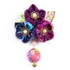 FLORICA Hair Ornament for Perfect for and with a Flower and Bell Hair Available In 3 Colors Girls, Shichi-Go-San, Coming-of-Age Ceremonies, Furisode,