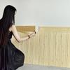 35*35см 10шт 3D Самоклеящаяся наклейка на стену под дерево Водонепроницаемая Декор для фона гостиной кухни