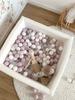 Foam playground with a Boucle White mountain 100 balls: white, pearl, beige