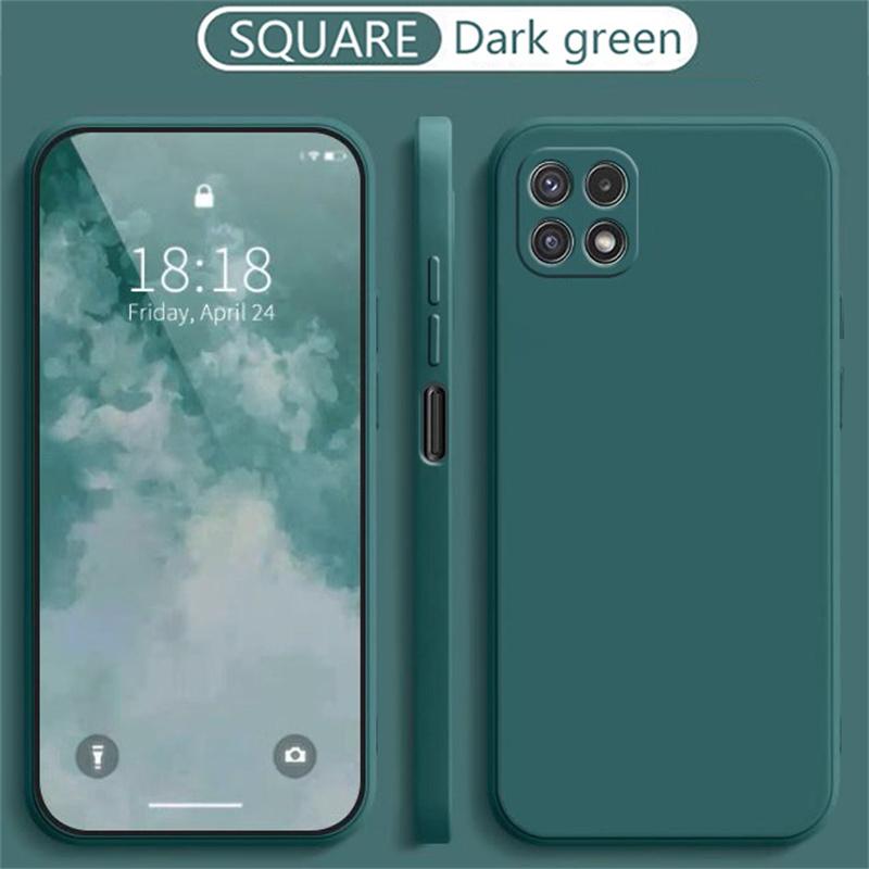 Роскошный жидкий чехол для мобильного телефона для Samsung A22 Galaxy A21S A31 A41 A51 A71 Мягкий силиконовый защитный противоударный чехол-накладка
