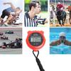 Digital Stopwatch Waterproof Compact Size Simple Operation No Clock No Date Silent Stopwatch Timer Chronograph Devices