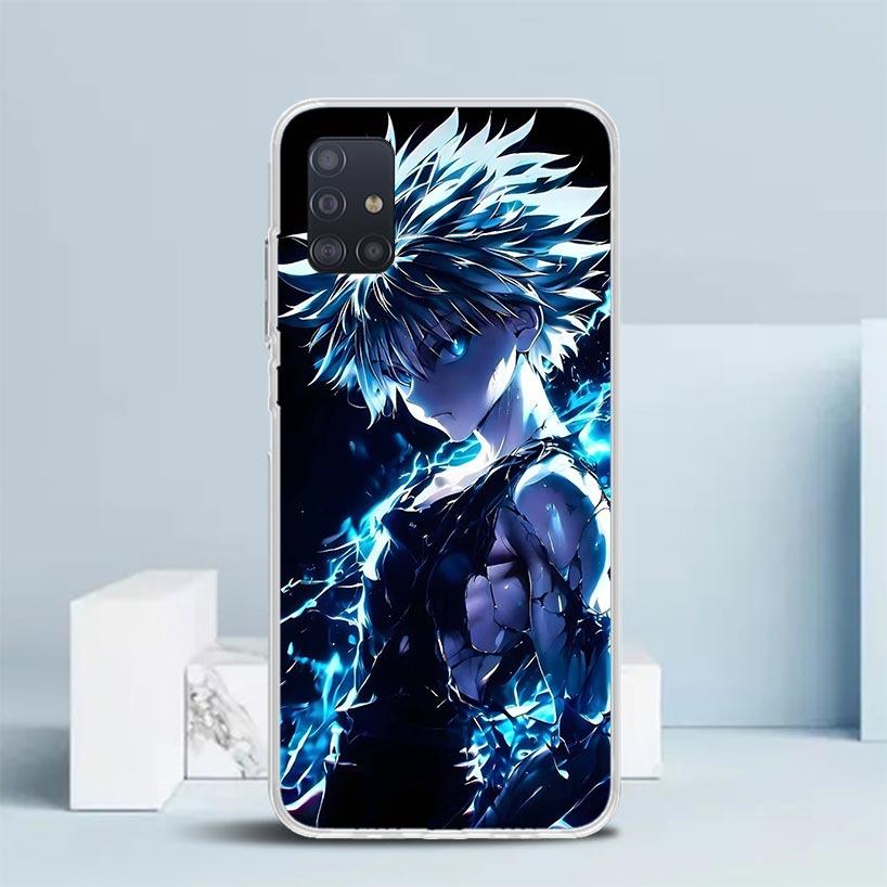 Huner X-Hunters Killua Soft Cover for Samsung Galaxy A12 A22 A32 A52 A72 A02S Phone Case Note 20 Ultra 10 S10 Plus A51 A71 A50S