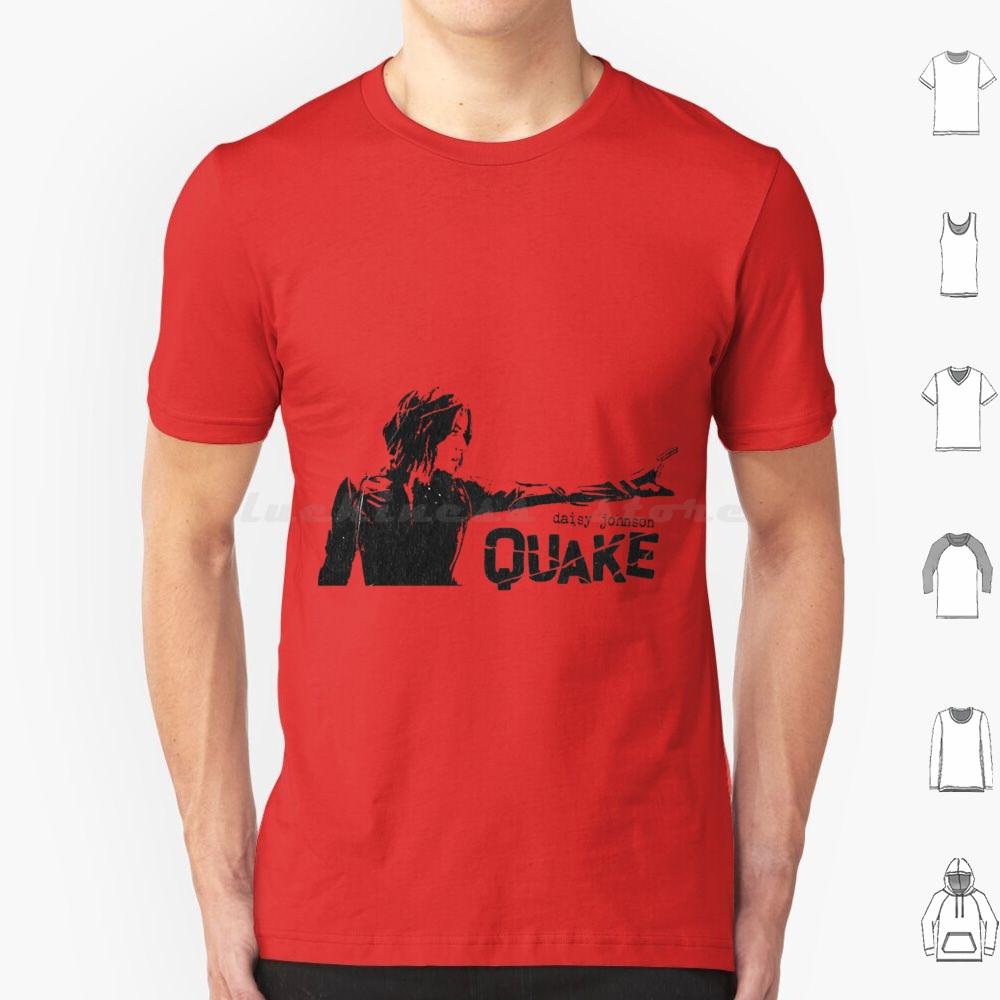 Футболка Quake Большой Размер 100% Хлопок Агенты Щита Щит Aos Фитцсиммонс Дейзи Джонсон Щ.И.Т. Симмонс Лео Фитц Колсон