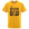 The Walking Dad Funny Street Printed T-Shirts Women Fashion Summer Tshirt Loose Oversized Cotton Short Sleeves Casual Tees
