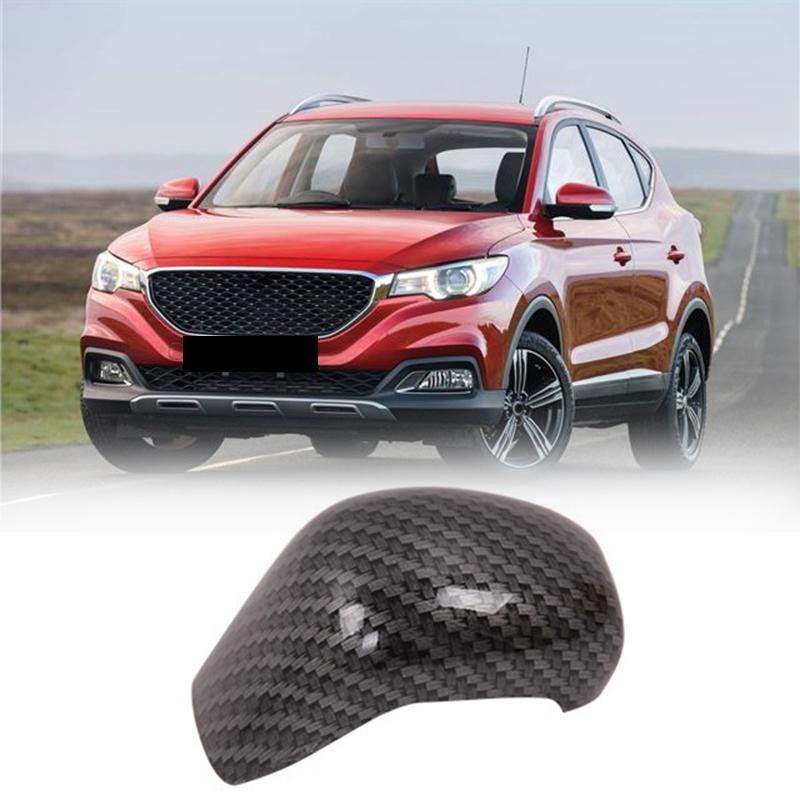Для MG ZS 2017-EV MG6 карбоновая ручка переключения передач из АБС-пластика, накладка на голову, автомобильные аксессуары