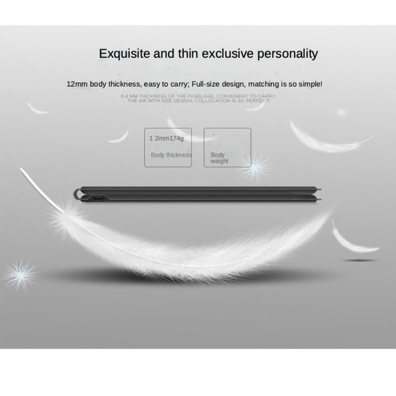 Мини-складная клавиатура Bluetooth-campati для iPad, телефона, ноутбука, перезаряжаемая беспроводная клавиатура, эргономичная складная клавиатура