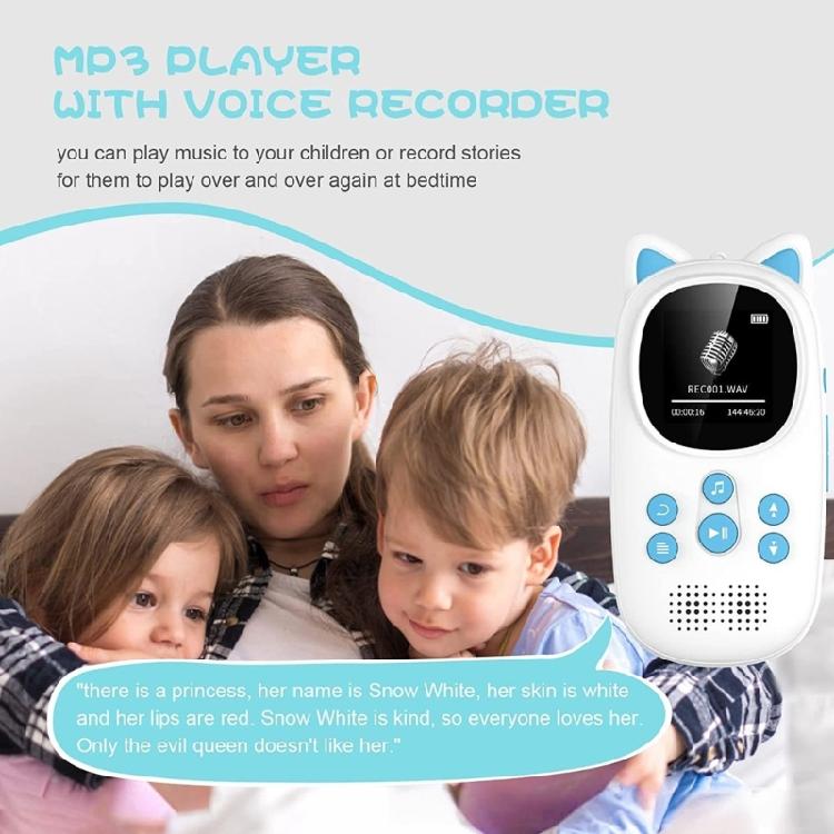 Lockable Button MP3 Player For Children BT5.0 5.0 32GB Internal Storage Body Music Story Companion