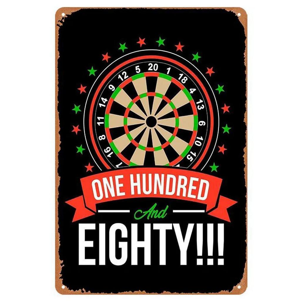 Metal Tin Signs No Beer No Darts Wall Decoration Plaque Vintage Poster Iron Painting for Man Cave Home Cafe Game Room Club Bar