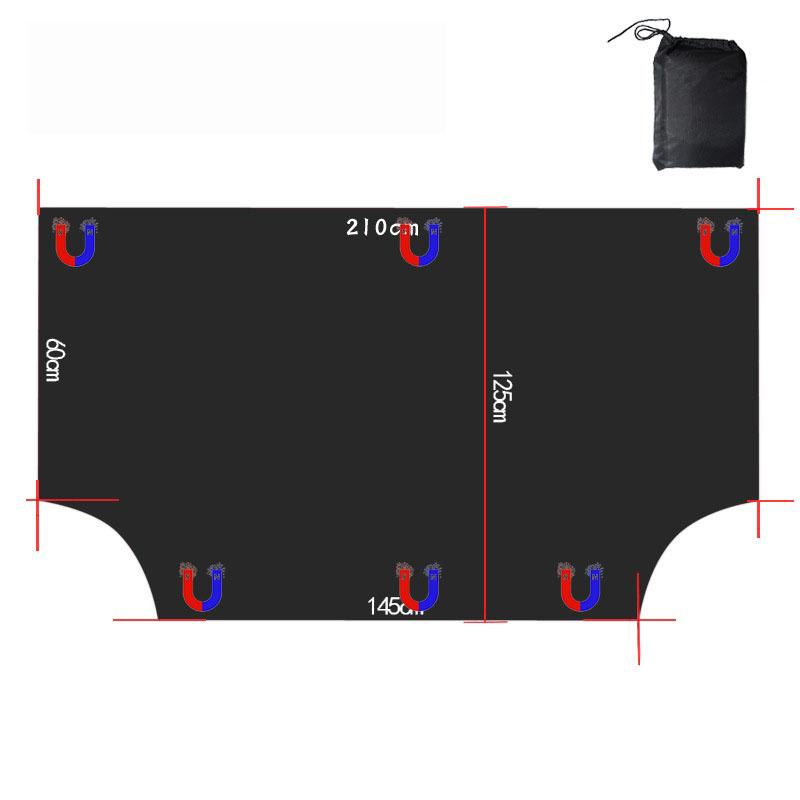Автомобильный передний чехол на лобовое стекло, автомобильный магнитный солнцезащитный козырек, лобовое стекло автомобиля, козырек от солнца и снега, водонепроницаемый протектор