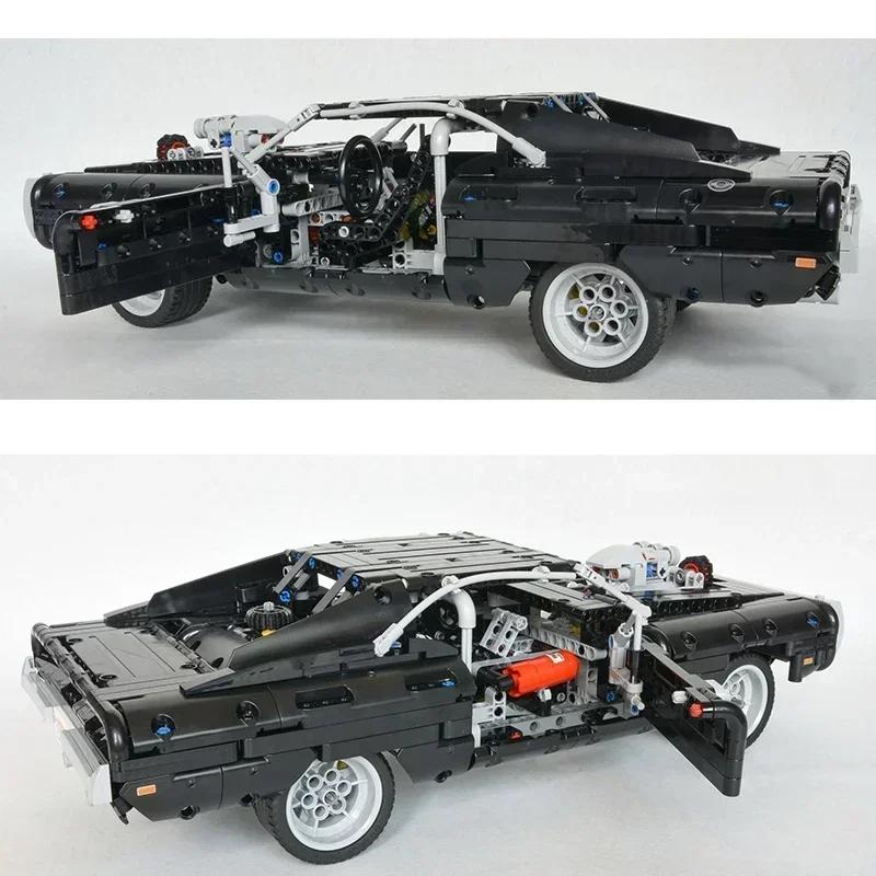 Высокотехнологичная спортивная машина Dodge Charger гоночная модель кирпичики совместимы с MOC-42111 строительные блоки развивающие игрушки для мальчиков подарки
