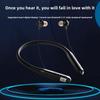 Intelligent Digital Display Bluetooth Headset High Definition Sound Quality Neck Headset Multi-device Compatible Sports Headset