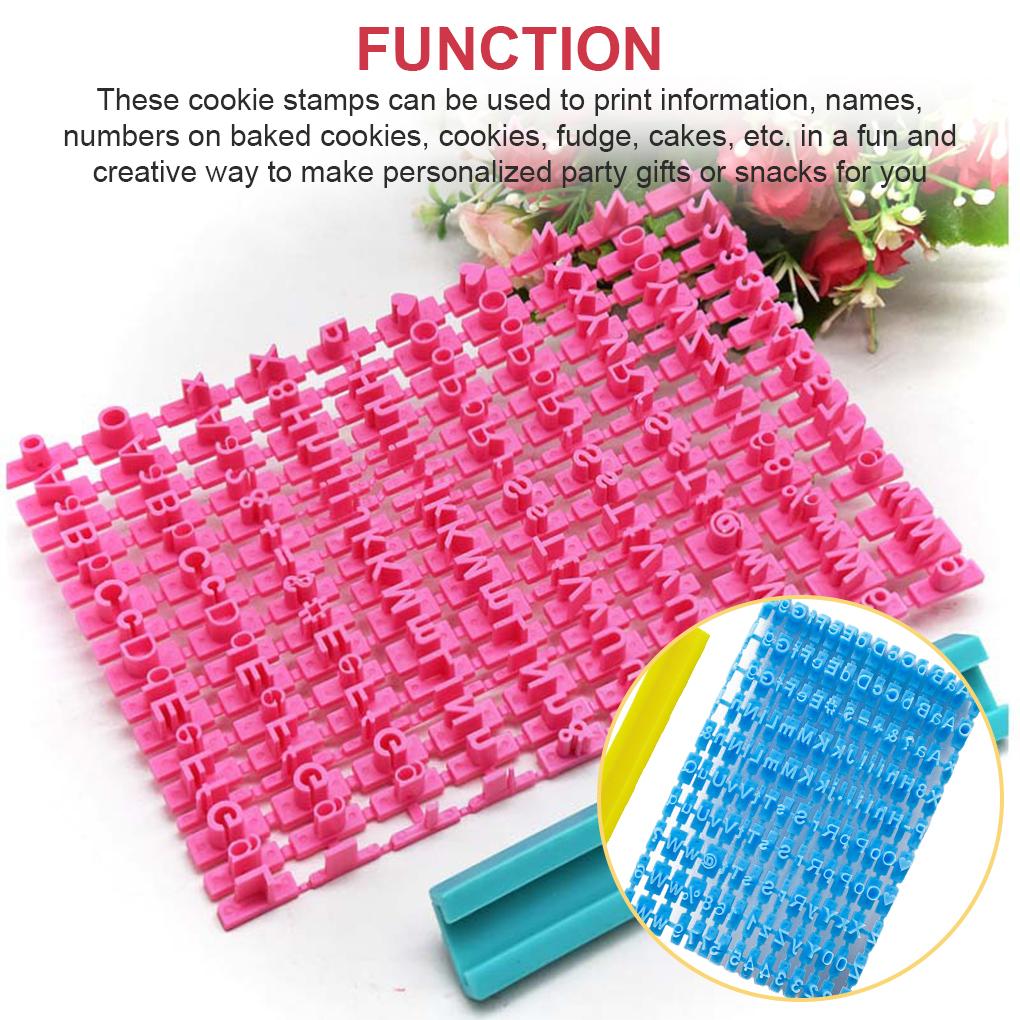Письменный штамп для выпечки, многоразовые пластиковые трафареты для тиснения, художественные инструменты для рукоделия, печенья, буквенно-цифровой штамп с использованием