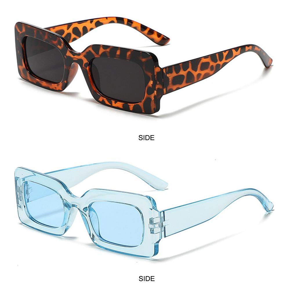 Retro Candy Color Y2K Sun Glasses Sunglasses for Women Men Vintage Shades Rectangle Sunglasses