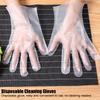100PCS Food Grade CPE Disposable Gloves Cooking Cleaning Home Hotel Restaurant