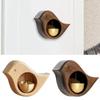 Magnetic Wood Doorbell Chimes - Bird-shaped, for Home, Garden, Store - Suction Mount for Refrigerator Use