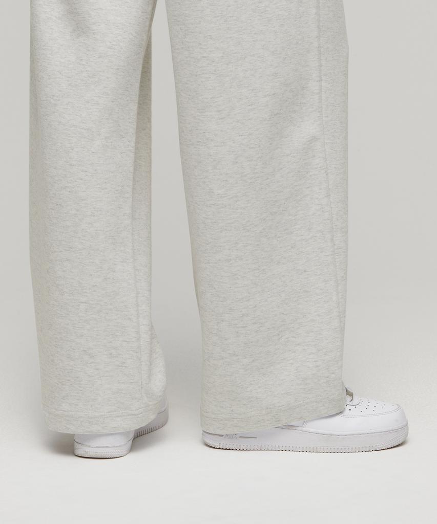 MUSINSA STANDARD WOMAN Women'S Double Knit Two-Tuck Wide Lounge Sweatpants [Oatmeal]