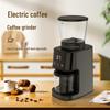 Italian Electric Coffee Bean Grinder: Compact Household & Commercial Use