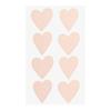 Autocollants - Rico Design - Paper Poetry - Coeurs Rose poudré - 3 cm x 2.5 cm - 4 planches