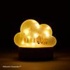 Chatani Moomin Cloud LED Milky H13 x W13 x Light, White, D7.5cm, 152-333241F