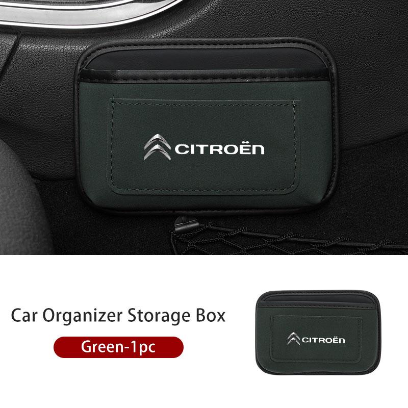 Paste Car Cards Phone Key Paste Box Self Adhesive Storage Pocket For Citroen C4 C3 C5 C1 C2 C6 VTS C4L DS3 DS4 DS5 Grand