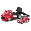 Maisto Scale Muscle Machines Muscle Transporter Diecast Model Car Ford COE 1965 Shelby Daytona Coupe Red 1/64 (1950 / - 11554)