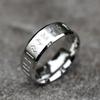 2026 NEW Men's 316L Stainless-steel Rings Retro Odin Norse Viking Amulet Rune RING for Teen Fashion Jewelry Gifts Free Shipping