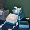 Подарочная коробка квадратной формы с бантом из ленты Упаковочные коробки для подарков на День святого Валентина Подарки-сюрпризы на годовщину Свадебные украшения