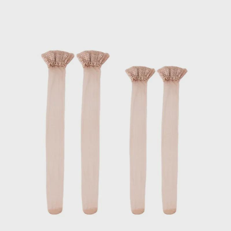 «Весна/Лето ультратонкие кружевные гольфы с нескользящим силиконом»