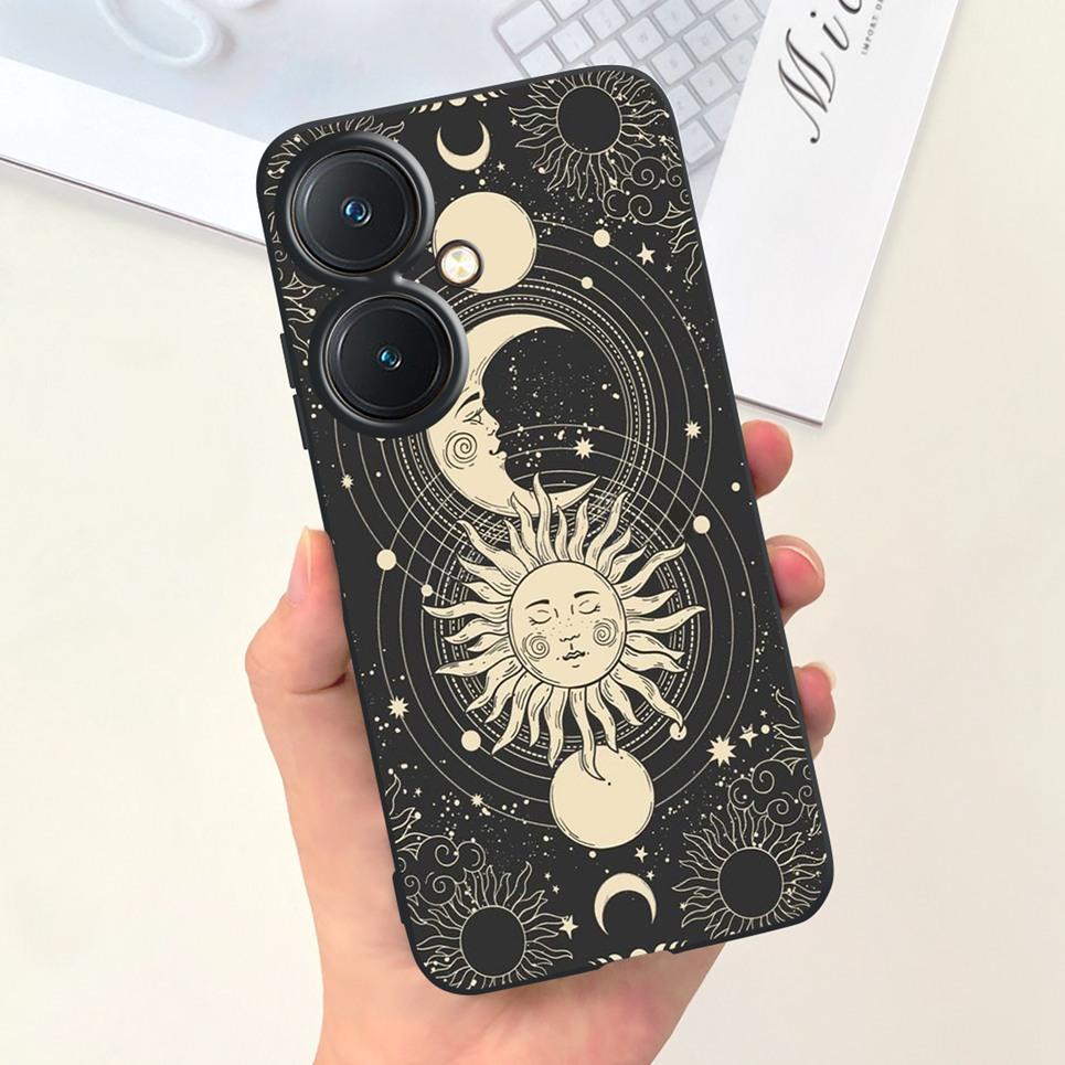Soft Silicone Covers For Vivo Y27 Y36 4G 5G Case Bumper Shell Cartoon Child Fashion Soft TPU Silicone Etui For Vivo Y36 5G Y 27