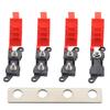 Distribution Block 1 In 3 Out 3-way Fuse Holder 200A Multi-pole MIDI Fuse Block