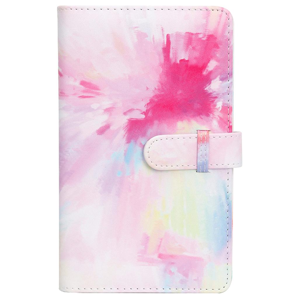 Compact 96 Pocket Photo Album Artistic Pattern Ticket Card Collection for Photography Enthusiasts and Memory Keepers