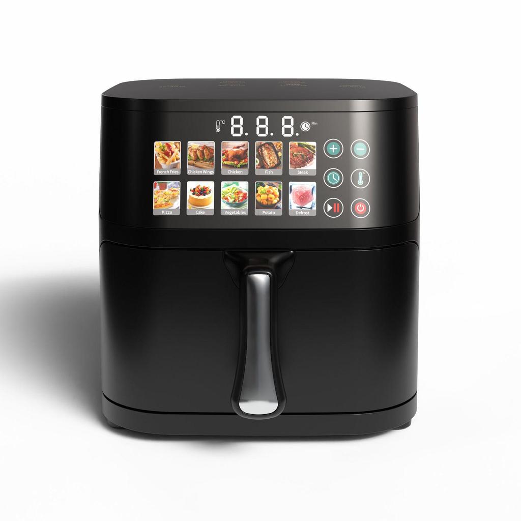 Умная аэрофритюрница из нержавеющей стали, Большая вместимость, Стандарт США