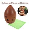 TOYANDONA Ceramic Ocarina, 8-Hole, G Key, for Beginners, Folk Instrument, for Performance