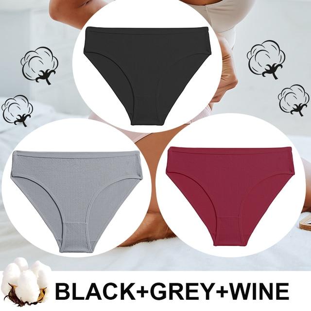 FINETOO 3 шт./лот, женские трусики с высокой талией, бесшовные трусики, нижнее белье, хлопковые трусы, сексуальное женское белье, женское нижнее белье
